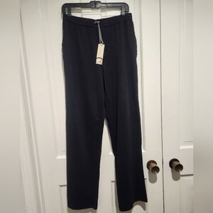 Women's Mod-O-Doc Black Cotton Drawstring Pants